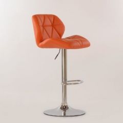 Барный стул Barneo N-85 Diamond оранжевый в Троицке - troick.mebel24.online | фото 2