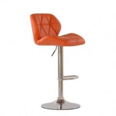 Барный стул Barneo N-85 Diamond оранжевый в Троицке - troick.mebel24.online | фото 1