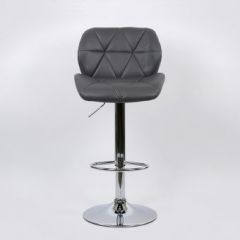 Барный стул Barneo N-85 Diamond серый в Троицке - troick.mebel24.online | фото 3