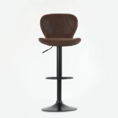 Барный стул Barneo N-86 Time / Black / VPU Brown Vintage коричневый винтаж PK970-18 в Троицке - troick.mebel24.online | фото 3