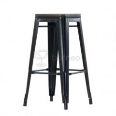 Барный табурет Barneo N-237 Tolix style Wood (цвет RAL) в Троицке - troick.mebel24.online | фото