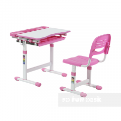 Комплект парта + стул трансформеры Cantare Pink в Троицке - troick.mebel24.online | фото 2