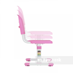 Комплект парта + стул трансформеры Cantare Pink в Троицке - troick.mebel24.online | фото 7