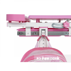 Комплект парта + стул трансформеры Cantare Pink в Троицке - troick.mebel24.online | фото 5