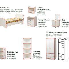 Набор мебели для детской Юниор-10 (с кроватью 800*1600) ЛДСП в Троицке - troick.mebel24.online | фото 2