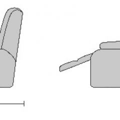 Диван-трансформер Recliner TWIN (Твин) 2 кат. ткани в Троицке - troick.mebel24.online | фото 5