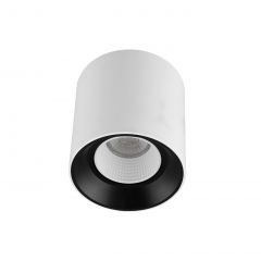 DK3090-WB+WH Светильник накладной IP 20, 10 Вт, GU5.3, LED, бело-черный/белый, пластик в Троицке - troick.mebel24.online | фото