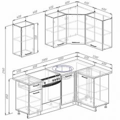 Кухонный гарнитур угловой Бланка 2000х1200 (Стол. 26мм) в Троицке - troick.mebel24.online | фото 2