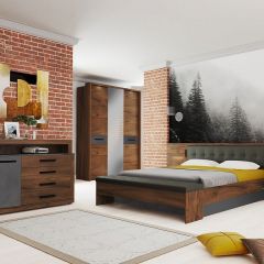 ГЛАЗГО МС Спальный гарнитур в Троицке - troick.mebel24.online | фото