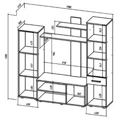 ИБИЦА Гостиная (ЯШС/ЯШТ) в Троицке - troick.mebel24.online | фото 2