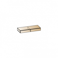 Гостиная Камелия Композиция 3 (Гикори Джексон темный) в Троицке - troick.mebel24.online | фото 6