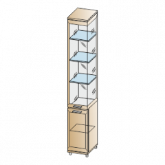 Гостиная Мелисса Композиция 5 (Гикори Джексон светлый) в Троицке - troick.mebel24.online | фото 3