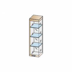 Гостиная Мелисса Композиция 8 (Гикори Джексон светлый) в Троицке - troick.mebel24.online | фото 3