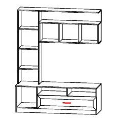 ПРАГА Гостиная (модульная) в Троицке - troick.mebel24.online | фото 7