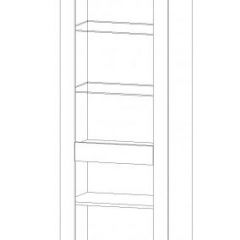 РЕГИНА Гостиная (модульный) Дуб самдал в Троицке - troick.mebel24.online | фото 5