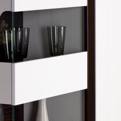 Гостиная Ронда 3 Белый глянец/венге в Троицке - troick.mebel24.online | фото 3