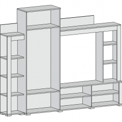 Гостиная Техас в Троицке - troick.mebel24.online | фото 4