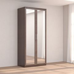 Кэт-4 Шкаф 2-х ств (2 дв зерк) (МДФ Венге) в Троицке - troick.mebel24.online | фото
