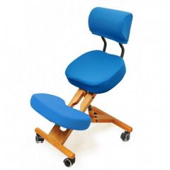 Коленный стул со спинкой Smartstool KW02В + Чехлы в Троицке - troick.mebel24.online | фото 2