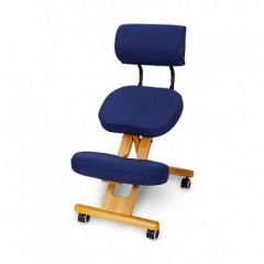 Коленный стул со спинкой Smartstool KW02В + Чехлы в Троицке - troick.mebel24.online | фото 3