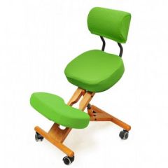 Коленный стул со спинкой Smartstool KW02В + Чехлы в Троицке - troick.mebel24.online | фото 6