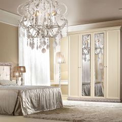 Комод Тиффани штрих-лак/серебро (ТФКМ-1) в Троицке - troick.mebel24.online | фото 2
