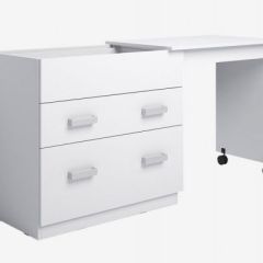 Комод-трансформер, с 2мя ящ. (Белый) в Троицке - troick.mebel24.online | фото 2