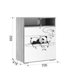 ПАНДА К1 Комплект детской мебели в Троицке - troick.mebel24.online | фото 6
