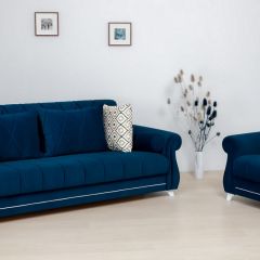 Комплект Роуз ТД 410 диван-кровать + кресло + комплект подушек в Троицке - troick.mebel24.online | фото 1
