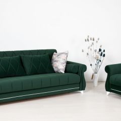 Комплект Роуз ТД 411 диван-кровать + кресло + комплект подушек в Троицке - troick.mebel24.online | фото 1
