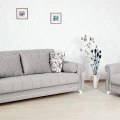 Комплект Роуз ТД 414 диван-кровать + кресло + комплект подушек в Троицке - troick.mebel24.online | фото