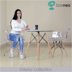 Кресло Barneo N-14-14 SteelMold прозрачный в Троицке - troick.mebel24.online | фото 2