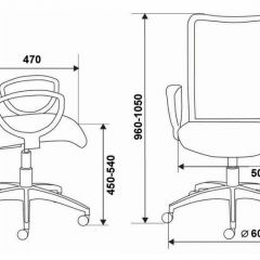 Кресло Бюрократ CH-599AXSN/TW-11 чёрный в Троицке - troick.mebel24.online | фото 3