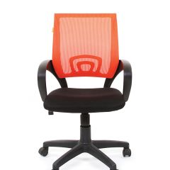 Кресло для оператора CHAIRMAN 696 black (ткань TW-11/сетка TW-66) в Троицке - troick.mebel24.online | фото 2