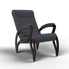 Кресло для отдыха Зельден 20-Т-ГР (тканьвенге) ГРАФИТ в Троицке - troick.mebel24.online | фото