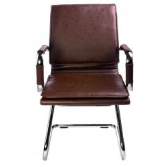 Кресло для посетителя Бюрократ CH-993-Low-V/Brown коричневый в Троицке - troick.mebel24.online | фото 4
