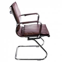 Кресло для посетителя Бюрократ CH-993-Low-V/Brown коричневый в Троицке - troick.mebel24.online | фото 2