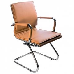 Кресло для посетителя Бюрократ CH-993-Low-V/Camel светло-коричневый в Троицке - troick.mebel24.online | фото