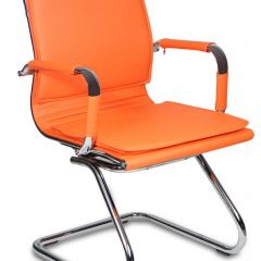 Кресло для посетителя Бюрократ CH-993-Low-V/orange оранжевый в Троицке - troick.mebel24.online | фото