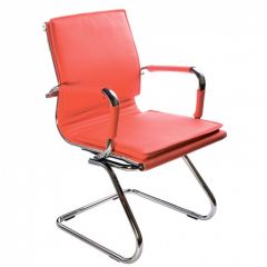 Кресло для посетителя Бюрократ CH-993-Low-V/Red красный в Троицке - troick.mebel24.online | фото