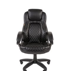 Кресло для руководителя  CHAIRMAN 432 (Экокожа черная) в Троицке - troick.mebel24.online | фото 2