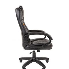 Кресло для руководителя  CHAIRMAN 432 (Экокожа черная) в Троицке - troick.mebel24.online | фото 3