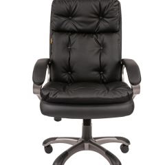 Кресло для руководителя  CHAIRMAN 442 (экокожа черная) в Троицке - troick.mebel24.online | фото