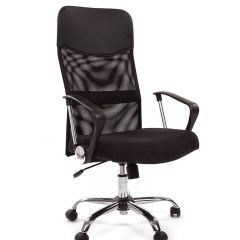 Кресло для руководителя CHAIRMAN 610 N (15-21 черный/сетка черный) в Троицке - troick.mebel24.online | фото