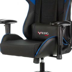 Кресло игровое Бюрократ VIKING 4 AERO BLUE черный/синий в Троицке - troick.mebel24.online | фото 5