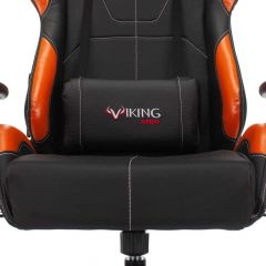 Кресло игровое Бюрократ VIKING 5 AERO ORANGE черный/оранжевый в Троицке - troick.mebel24.online | фото 7