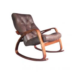 Кресло качалка Гранд 103-З-Ш Шоколад в Троицке - troick.mebel24.online | фото 1