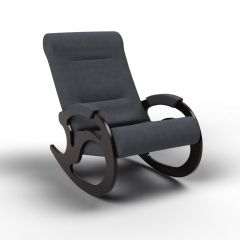 Кресло-качалка Вилла 11-Т-ГР (тканьвенге) ГРАФИТ в Троицке - troick.mebel24.online | фото 1