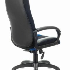 Кресло компьютерное BRABIX PREMIUM "Rapid GM-102" (экокожа/ткань, черное/синее) 532106 в Троицке - troick.mebel24.online | фото 4