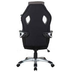 Кресло компьютерное BRABIX Techno GM-002 (ткань) черное/серое, вставки белые (531815) в Троицке - troick.mebel24.online | фото 6